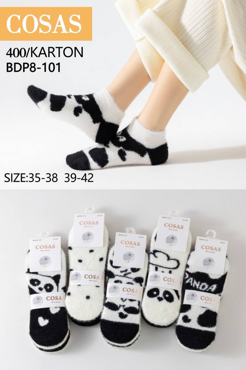 Stopki damskie Roz 35-42, Mix kolor Paczka 40 szt